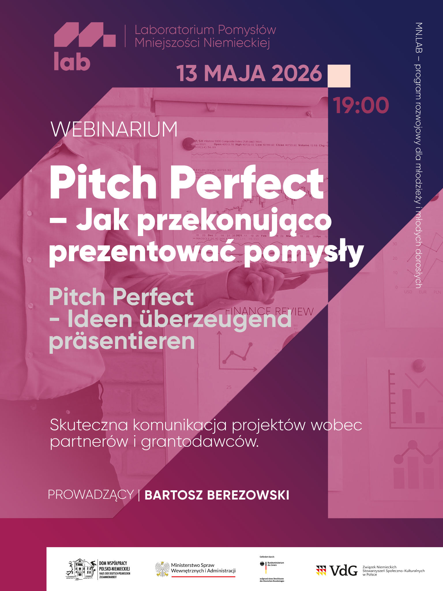 Zdjęcie otwierające stronę: Webinar pt. Pitch Perfect – Jak przekonująco prezentować pomysły