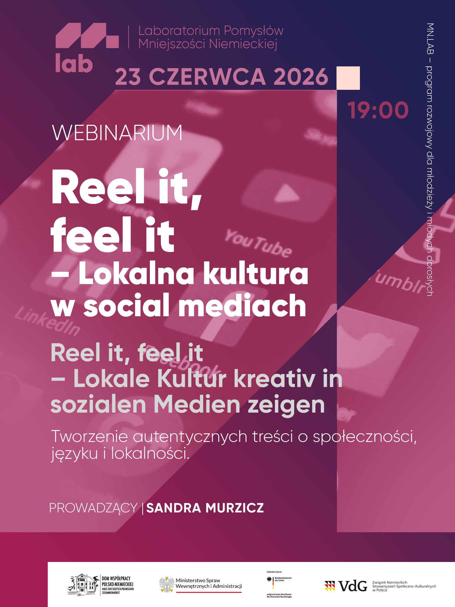 Zdjęcie otwierające stronę: Zapraszamy do udziału w kolejnym webinarze w ramach projektu MN.LAB